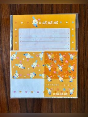 Usahana Sanrio Mini Letter Set Stickers vintage - 2001 NIP Y2K